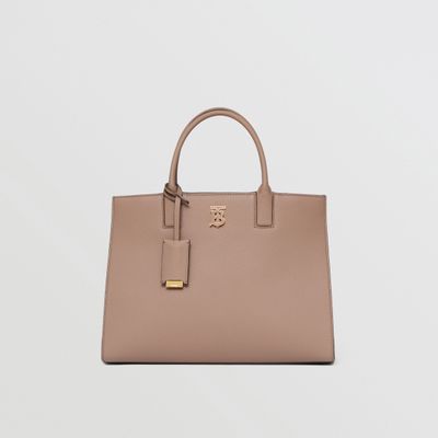 Leather Small Frances Bag in Light Saddle Brown - Women | Burberry® Official