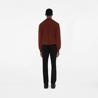 Cotton Chinos in Black - Men | Burberry® Official