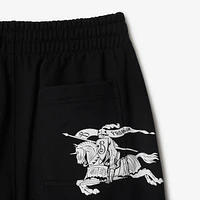 EKD Cotton Shorts in Black - Men | Burberry® Official