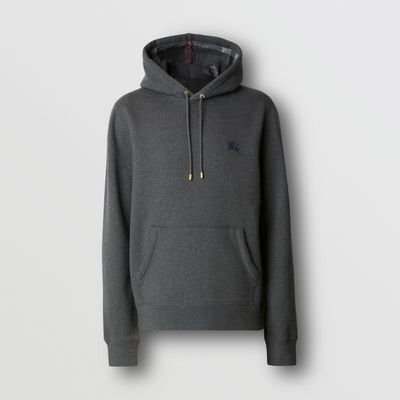 Burberry Letter Graphic Cotton Blend Hooded Top