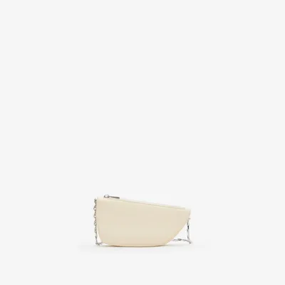 Micro Shield Sling Bag in Pearl - Women | Burberry® Official