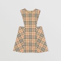 Vintage Check Diamond Quilted Pinafore Dress Archive Beige | Burberry