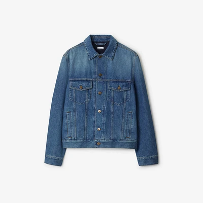 Denim Jacket in Mid blue - Men | Burberry® Official