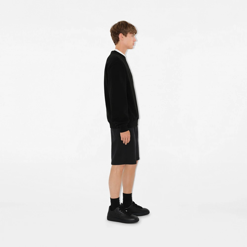 EKD Cotton Shorts in Black - Men | Burberry® Official