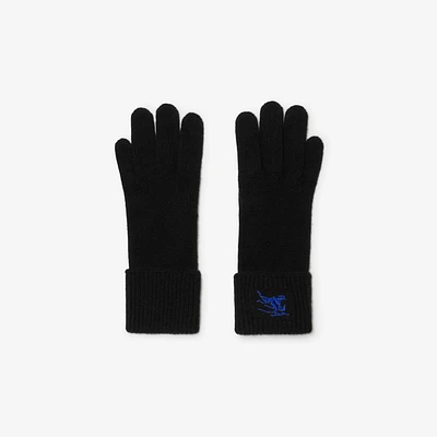 Cashmere Blend Gloves in Black - Men | Burberry® Official