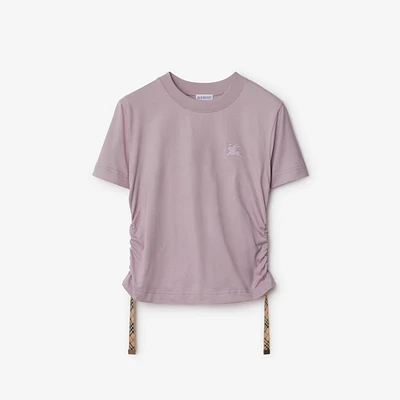 Festival Cotton T-shirt in Wisteria - Women | Burberry® Official