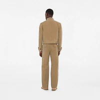 Cotton Trousers in Walrus - Men | Burberry® Official