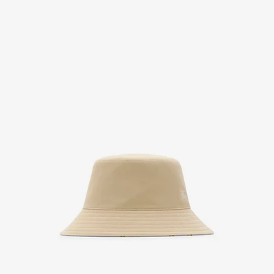 Reversible Highgrove Cotton Bucket Hat in Nutmeg - Men | Burberry® Official
