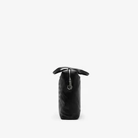 Embossed Check Briefcase in Black - Men | Burberry® Official