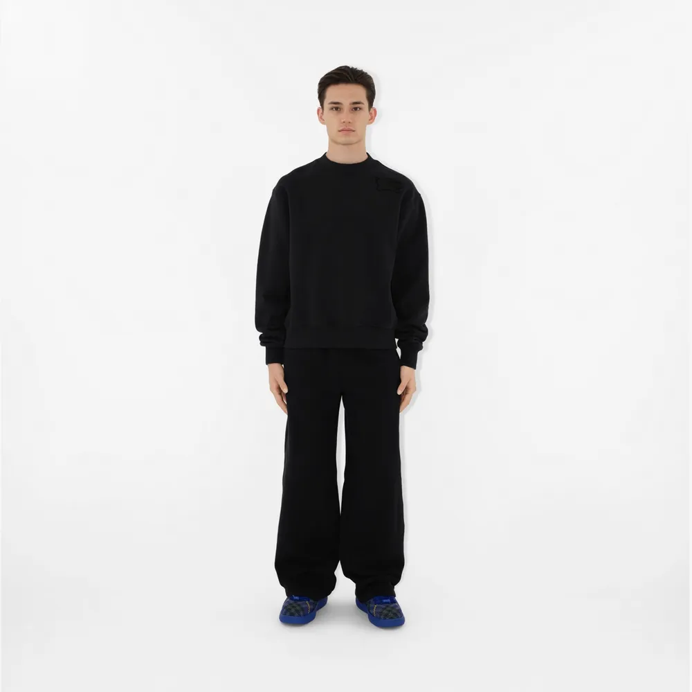 Cotton Jogging Pants in Black - Men | Burberry® Official