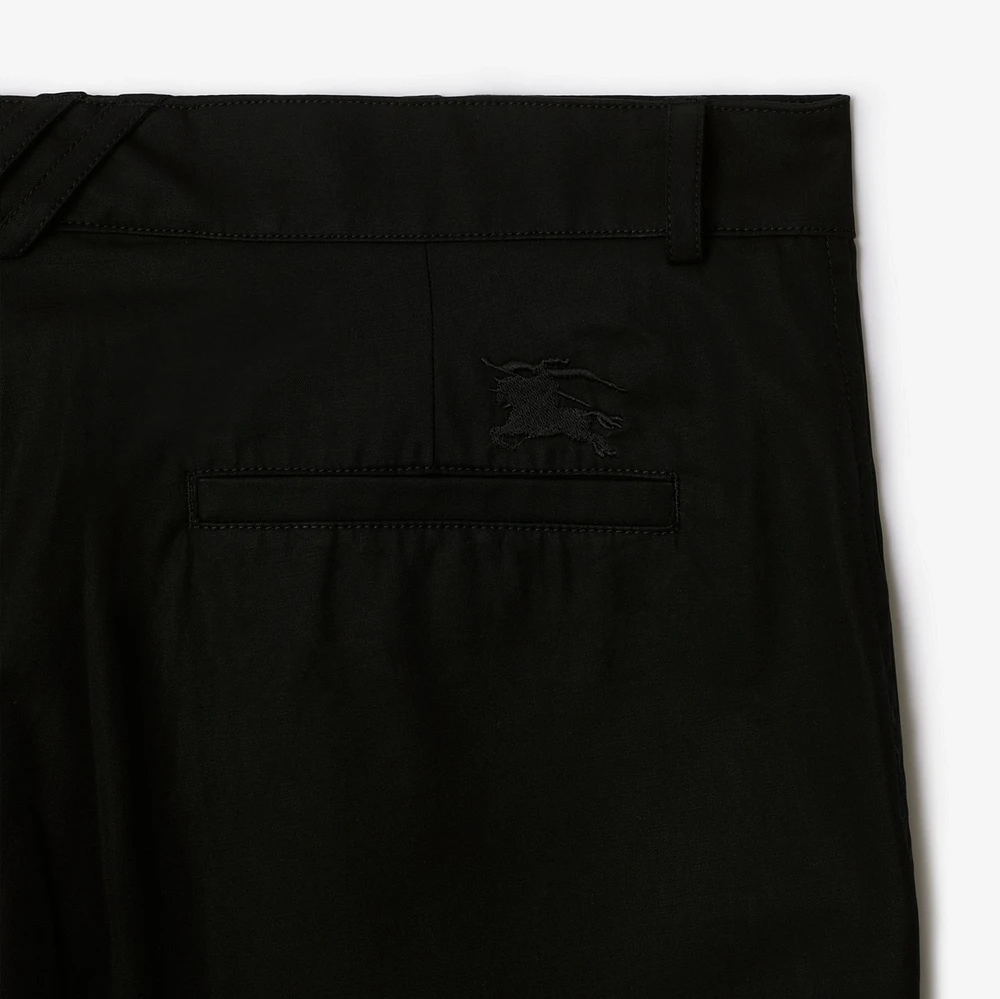 Cotton Trousers in Black - Men | Burberry® Official