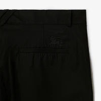 Cotton Trousers in Black - Men | Burberry® Official