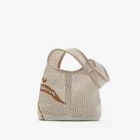 Small EKD Crochet Bag in White/sand - Women, Nylon, Technical | Burberry® Official