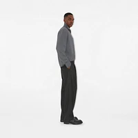 Cashmere Blend Half-zip Sweater in Grey - Men | Burberry® Official