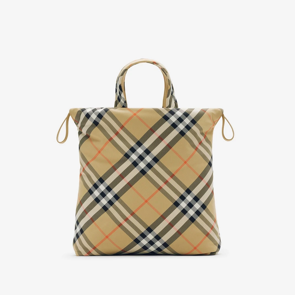 Check Tote in Sand - Children | Burberry® Official