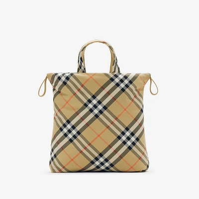 Check Tote in Sand - Children | Burberry® Official
