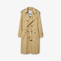 Mid-length Gabardine Trench Coat in Hamper - Men | Burberry® Official