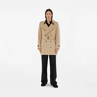 Short Kensington Heritage Trench Coat in Honey - Men, Cotton Gabardine | Burberry® Official