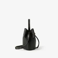Mini TB Bucket Bag in Black - Women, Leather | Burberry® Official