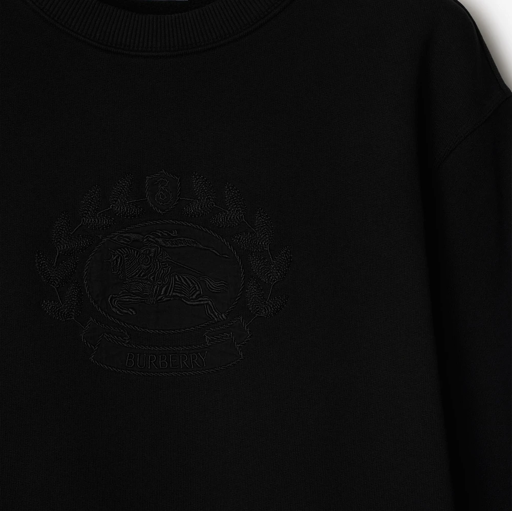 EKD Cotton Sweatshirt in Black - Men | Burberry® Official