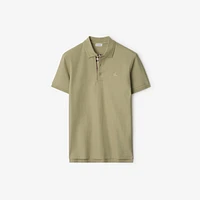 Cotton Polo Shirt in Skylark - Men | Burberry® Official