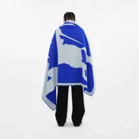 EKD Wool Blanket in Knight | Burberry® Official