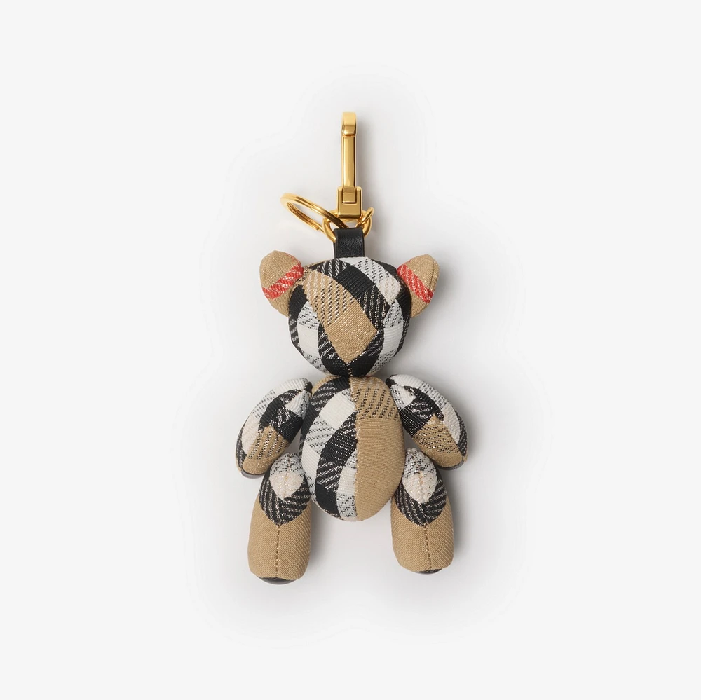 Thomas Bear Charm in Sand - Women, Cotton, Nylon | Burberry® Official