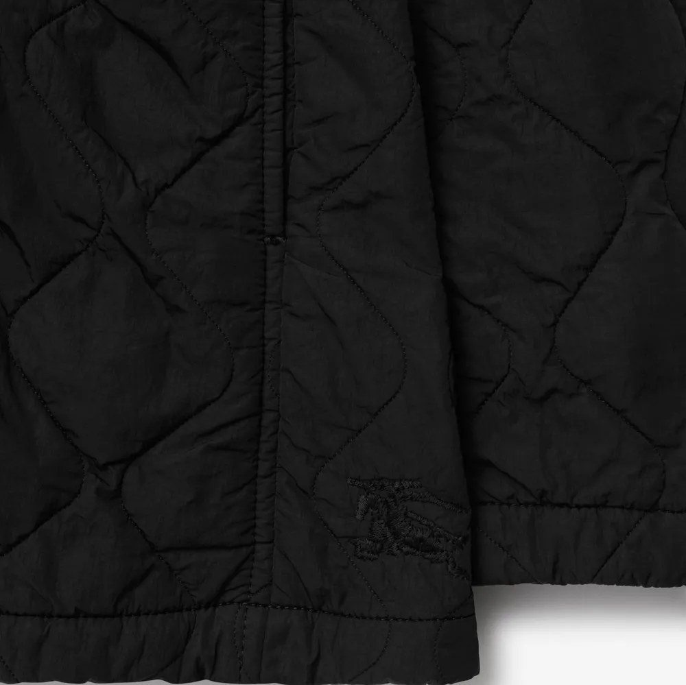Quilted Nylon Jacket in Onyx - Women | Burberry® Official