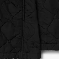 Quilted Nylon Jacket in Onyx - Women | Burberry® Official