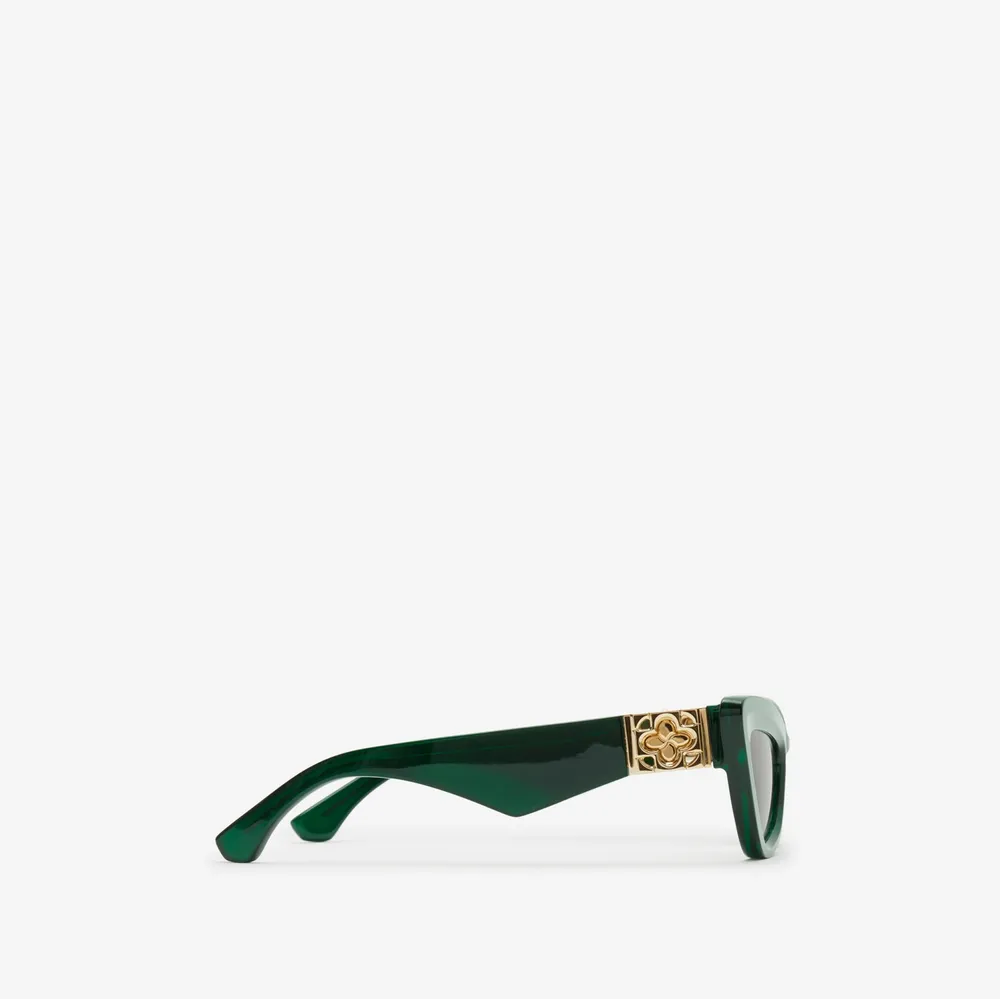 Rose Sunglasses in Forest green - Women | Burberry® Official