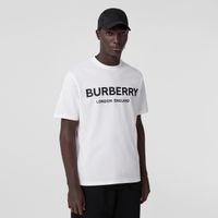 Logo Print Cotton T-shirt White - Men | Burberry® Official