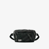 Grid Belt Bag in Charcoal - Men | Burberry® Official