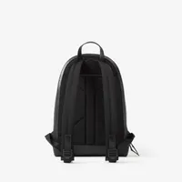 Grainy Leather Rocco Backpack in Black - Men