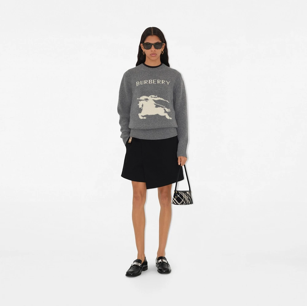 EKD Wool Cashmere Sweater in Grey - Women | Burberry® Official