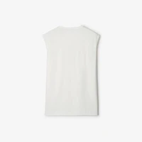 Frog Cotton Vest in Salt - Men | Burberry® Official