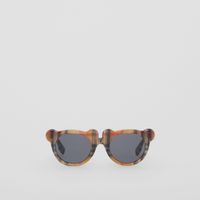 Vintage Check Teddy Bear Frame Sunglasses in Antique Yellow | Burberry® Official