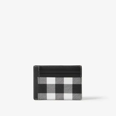 Grainy Leather TB Folding Card Case in Black - Men | Burberry® Official