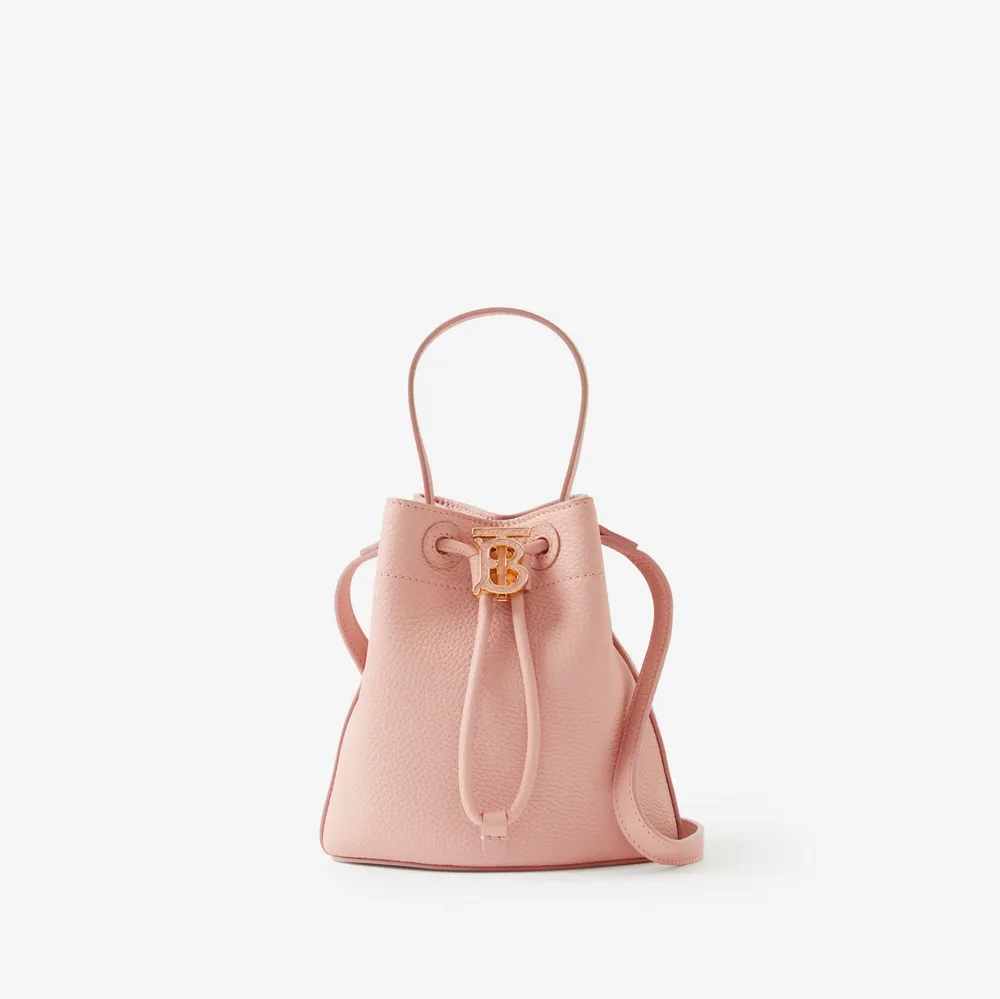 Small TB Bucket Bag in Dark Birch Brown - Women