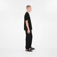 Cotton Jogging Pants in Black - Men | Burberry® Official