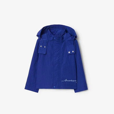 Nylon Jacket in Knight | Burberry® Official