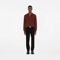 Cotton Chinos in Black - Men | Burberry® Official