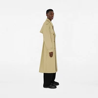 Long Castleford Trench Coat in Hunter - Men, Cotton | Burberry® Official