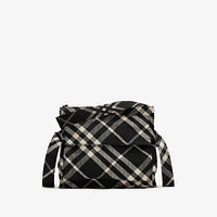 Medium Check Trench Tote in Black/calico - Men | Burberry® Official