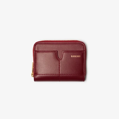 Snip Zip Wallet in Ruby - Women | Burberry® Official