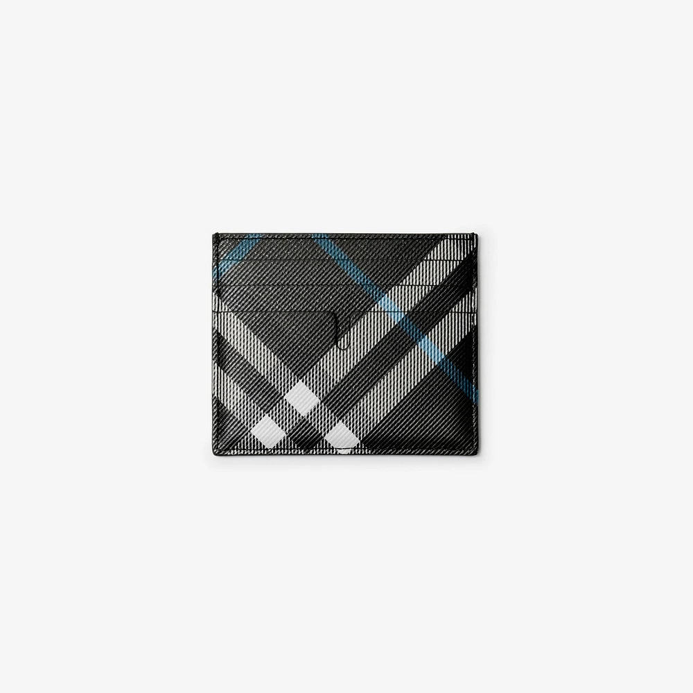 Tall Check Card Case in Snug - Men, Cotton, Nylon | Burberry® Official