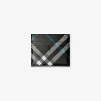 Tall Check Card Case in Snug - Men, Cotton, Nylon | Burberry® Official