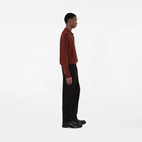 Cotton Chinos in Black - Men | Burberry® Official