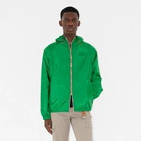 Check Trim Nylon Hooded Jacket in Caterpillar green - Men | Burberry® Official