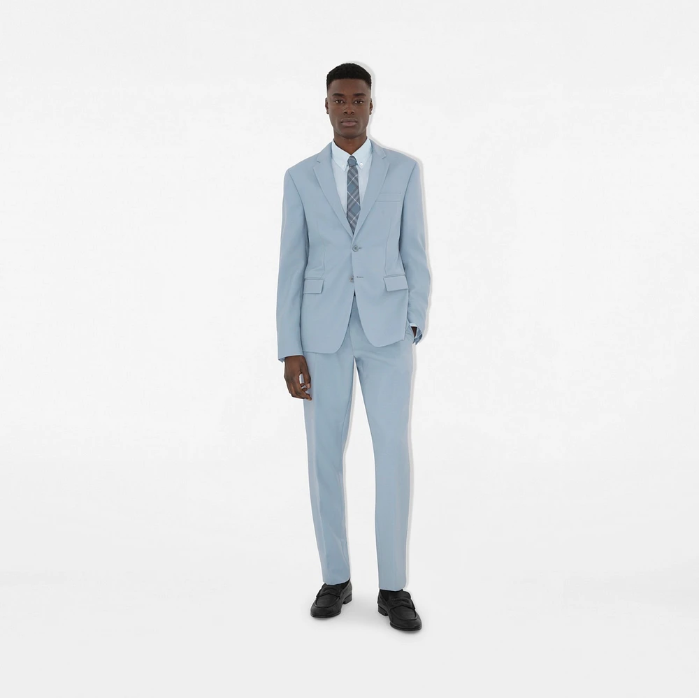 Check Silk Tie in Pewter - Men | Burberry® Official