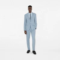 Check Silk Tie in Pewter - Men | Burberry® Official